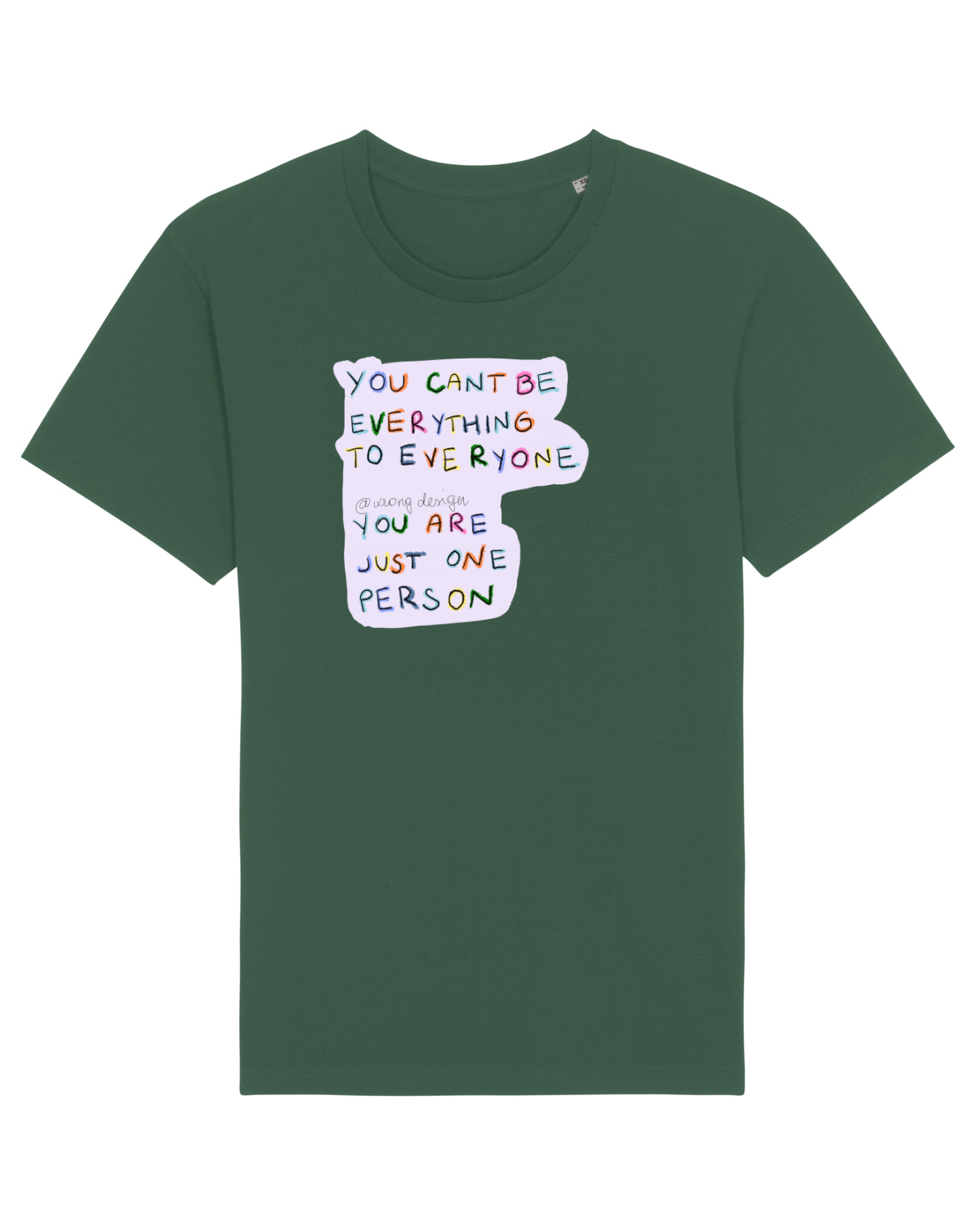 Tricou mânecă scurtă Unisex Rocker Bottle Green