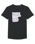 you cant be everything to everyone Tricou mânecă scurtă guler larg Bărbat Skater