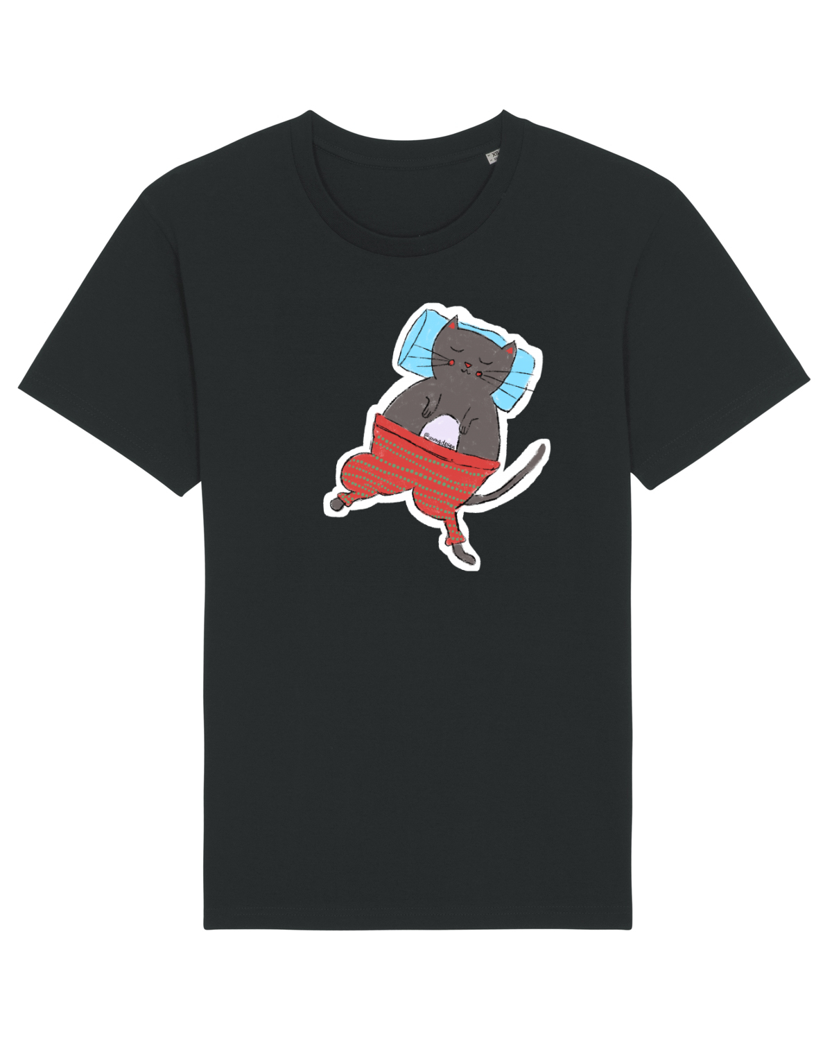 Tricou mânecă scurtă Unisex Rocker Black