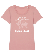  Tricou mânecă scurtă guler larg fitted Damă Expresser