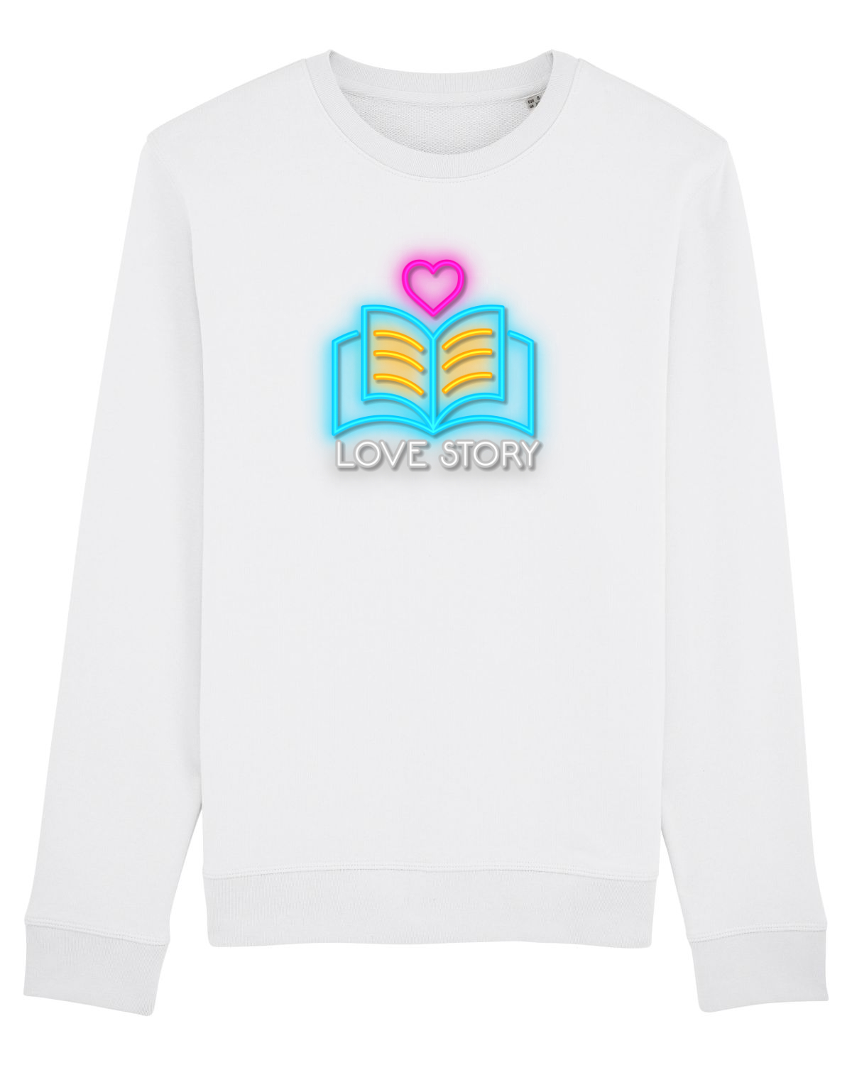 Bluză mânecă lungă Unisex Rise White