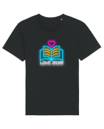 Poveste de dragoste Tricou mânecă scurtă Unisex Rocker