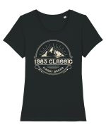 Vintage 1983 BC Classic finest brand Tricou mânecă scurtă guler larg fitted Damă Expresser