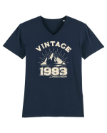 Vintage 1983 BC limited edition Tricou mânecă scurtă guler V Bărbat Presenter