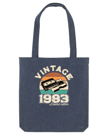 Vintage 1983 Retro sunset videotape Midnight Blue