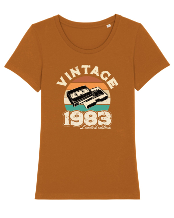 Vintage 1983 Retro sunset videotape Roasted Orange