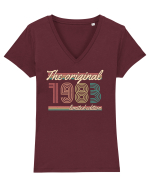Vintage 1983 ST The original limited edition Tricou mânecă scurtă guler V Damă Evoker