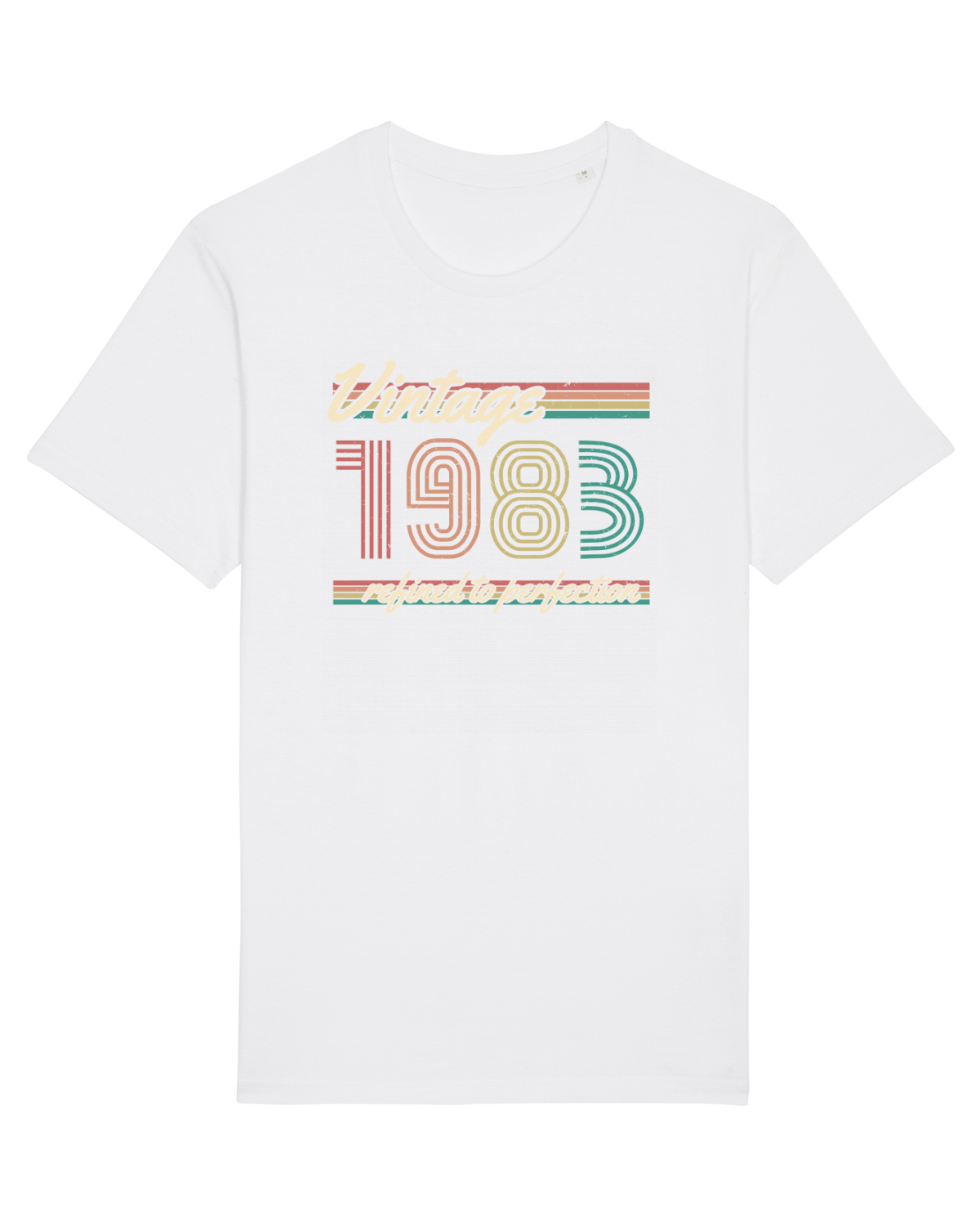 Tricou mânecă scurtă Unisex Rocker White