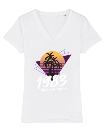 Synthwave 1983 SW born into legend White