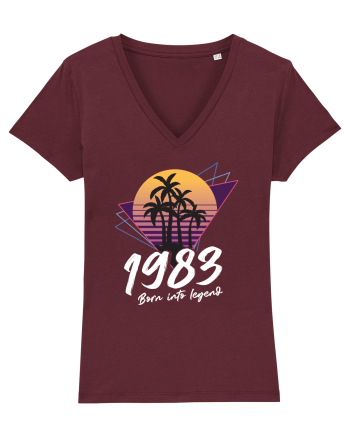 Synthwave 1983 SW born into legend Burgundy