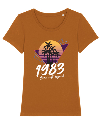 Synthwave 1983 SW born into legend Roasted Orange
