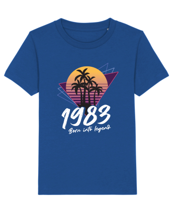 Synthwave 1983 SW born into legend Majorelle Blue