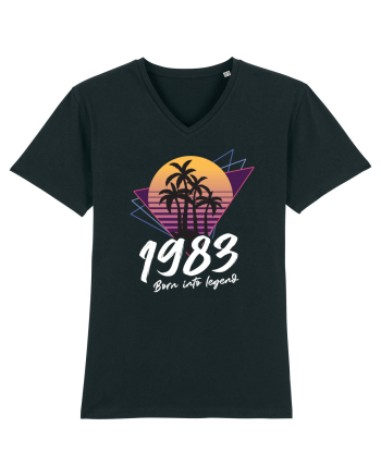 Synthwave 1983 SW born into legend Black