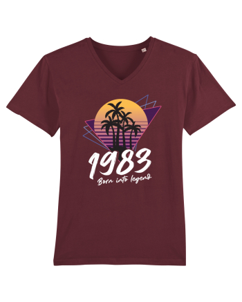 Synthwave 1983 SW born into legend Burgundy