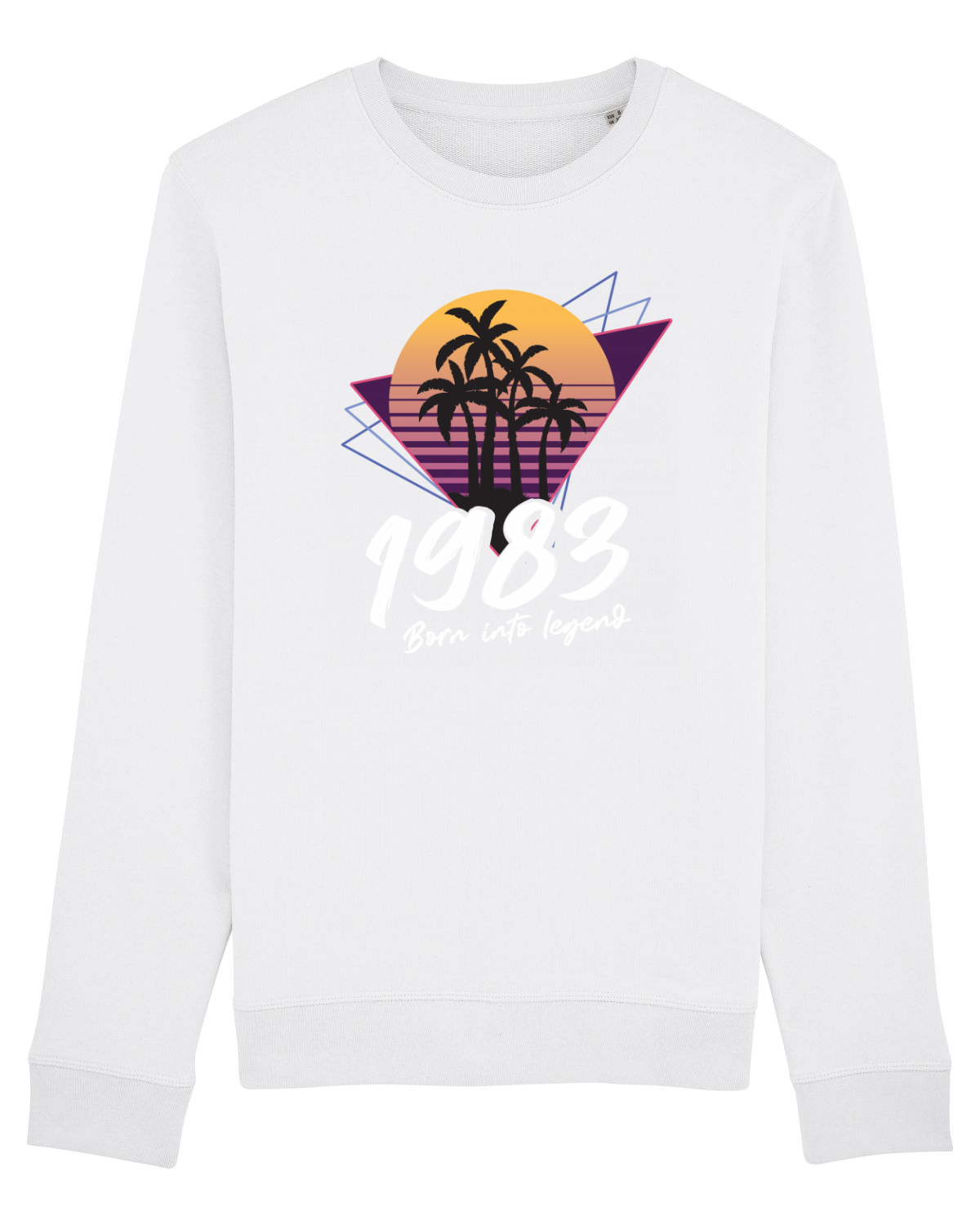 Bluză mânecă lungă Unisex Rise White