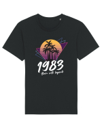 Synthwave 1983 SW born into legend Tricou mânecă scurtă Unisex Rocker