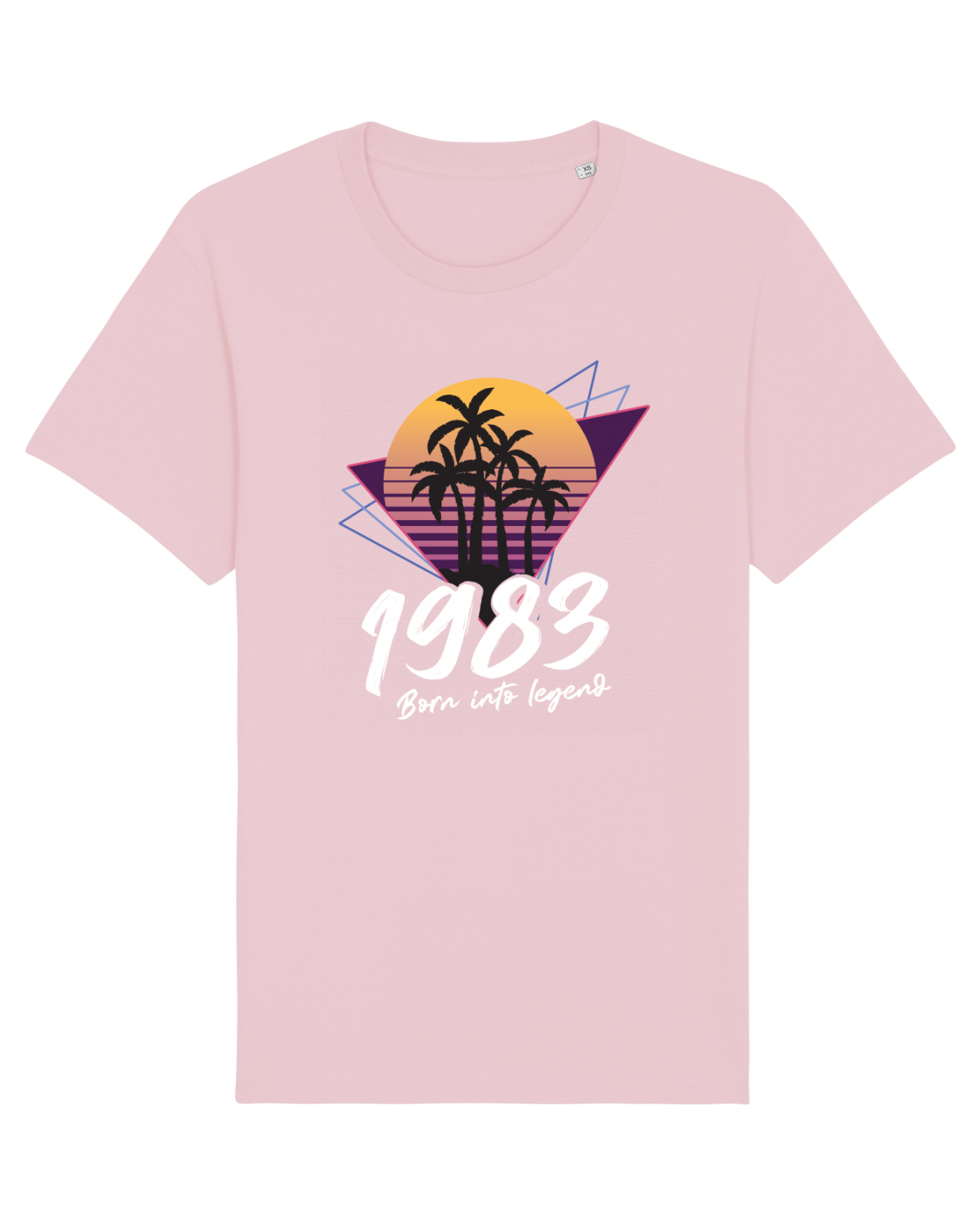 Tricou mânecă scurtă Unisex Rocker Cotton Pink