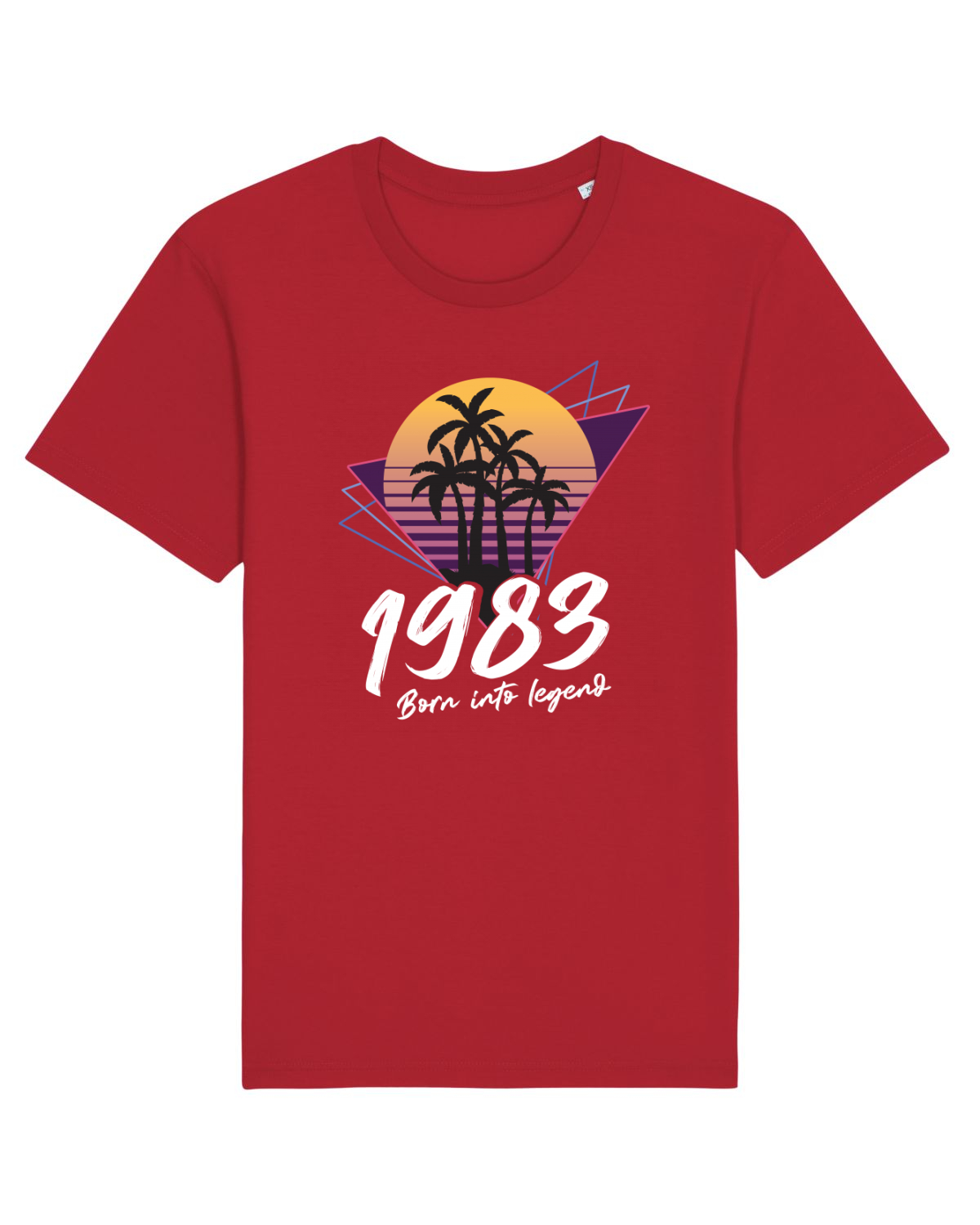 Tricou mânecă scurtă Unisex Rocker Red