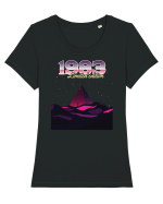 Synthwave 1983 SW pyramid limited edition Tricou mânecă scurtă guler larg fitted Damă Expresser