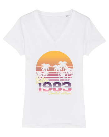 Synthwave 1983 SW retro limited edition White