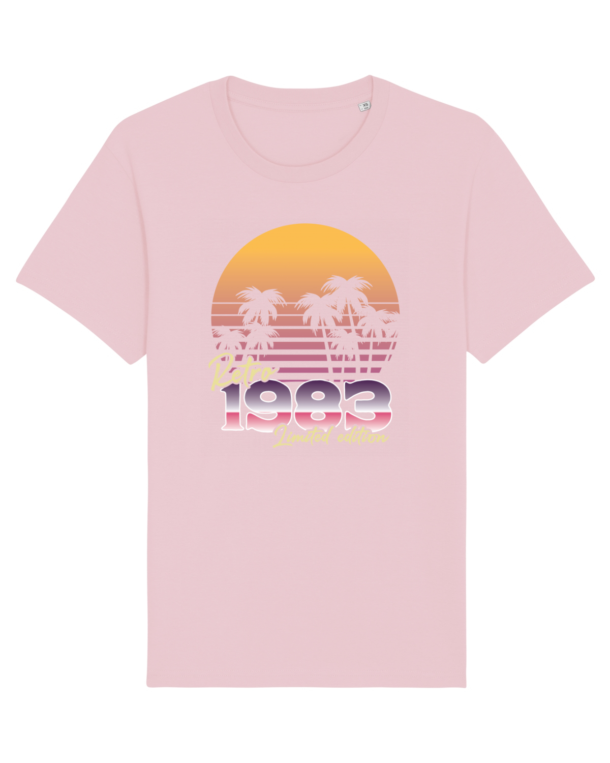 Tricou mânecă scurtă Unisex Rocker Cotton Pink
