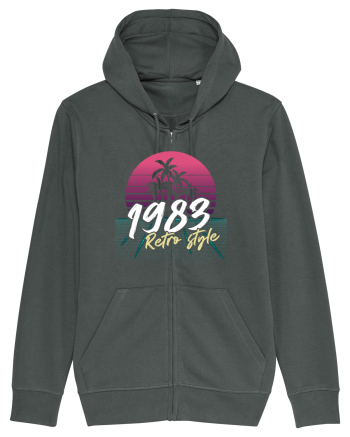 Synthwave 1983 SW retro style Anthracite