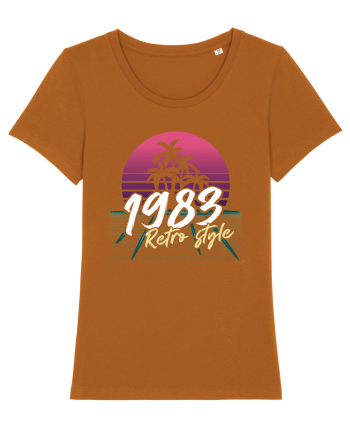 Synthwave 1983 SW retro style Roasted Orange