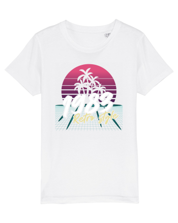 Synthwave 1983 SW retro style White