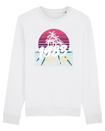 Synthwave 1983 SW retro style White