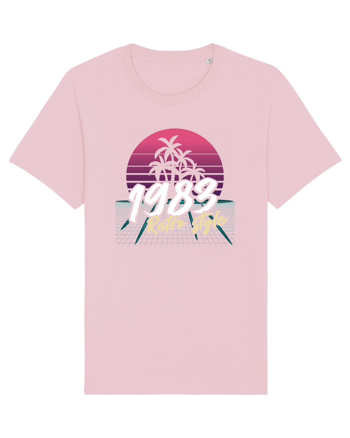 Tricou mânecă scurtă Unisex Rocker Cotton Pink