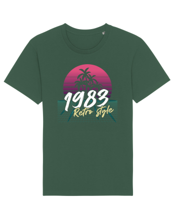 Synthwave 1983 SW retro style Bottle Green