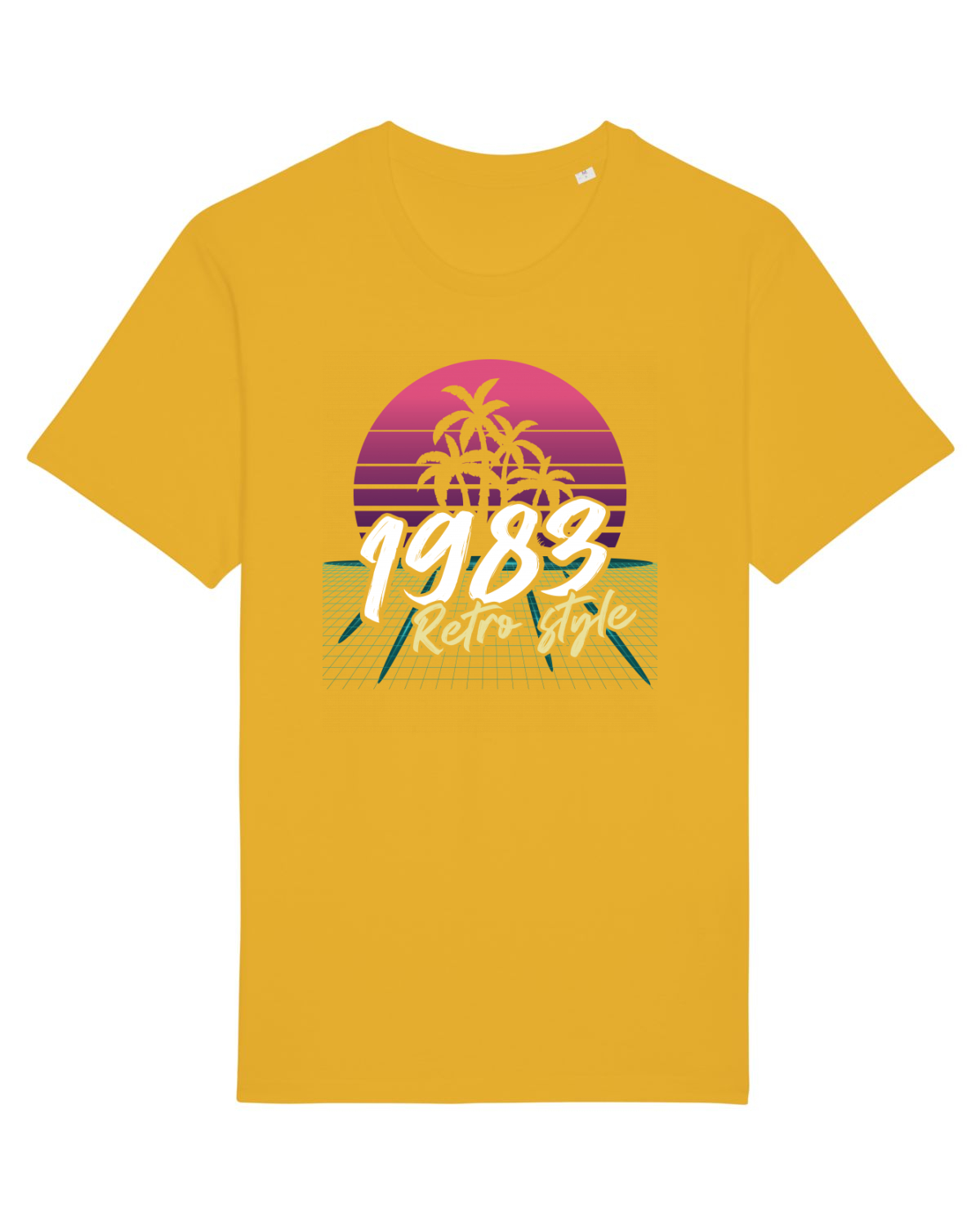 Tricou mânecă scurtă Unisex Rocker Spectra Yellow