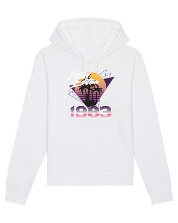 Synthwave 1983 SW triangles limited edition White