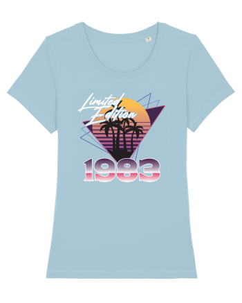 Synthwave 1983 SW triangles limited edition Sky Blue