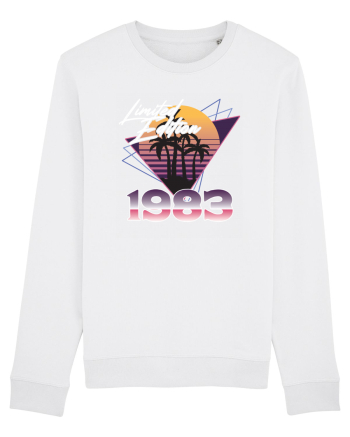 Synthwave 1983 SW triangles limited edition White