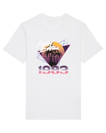 Synthwave 1983 SW triangles limited edition White