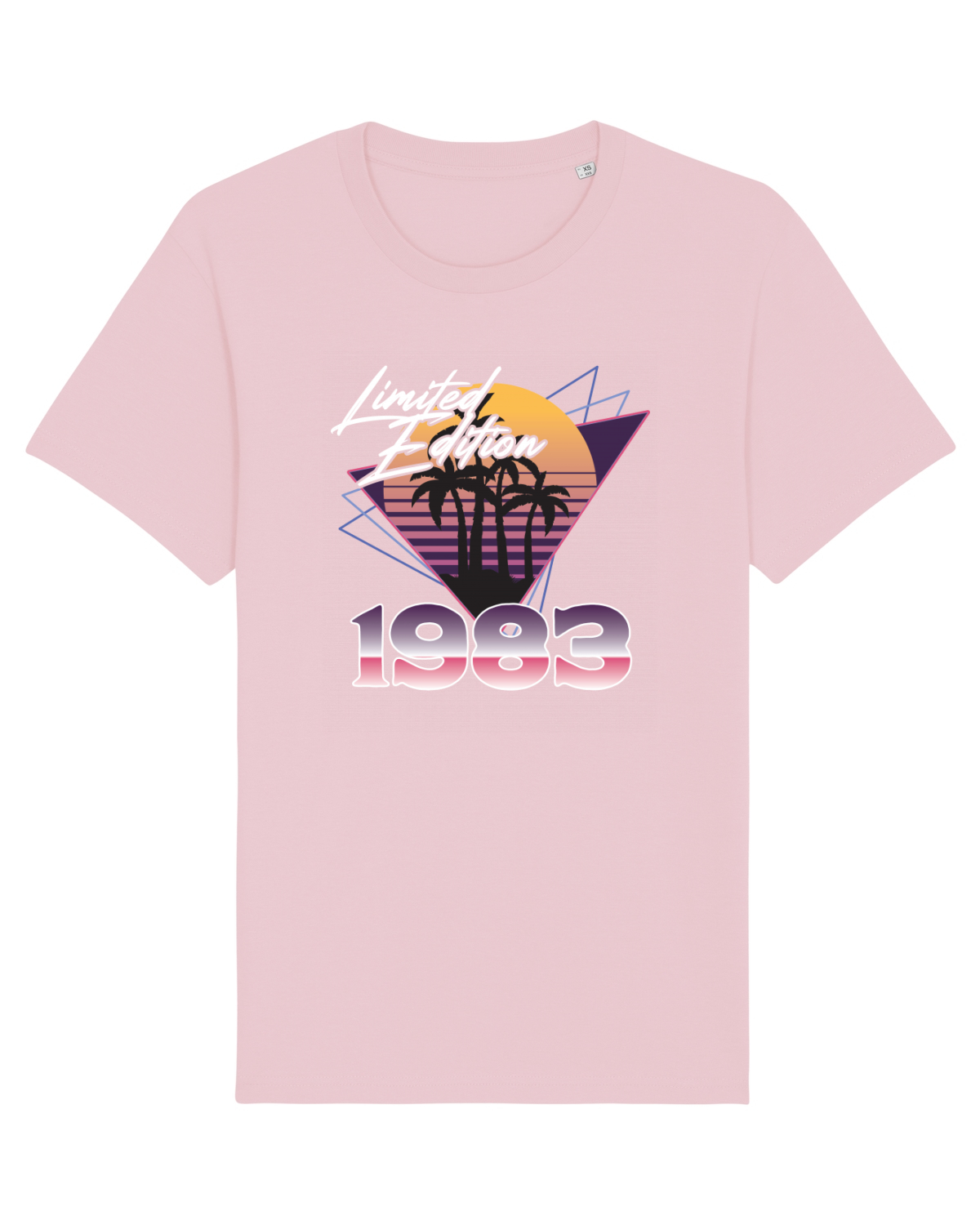 Tricou mânecă scurtă Unisex Rocker Cotton Pink