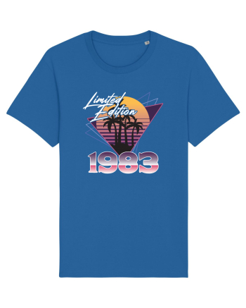 Synthwave 1983 SW triangles limited edition Royal Blue