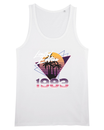 Synthwave 1983 SW triangles limited edition White