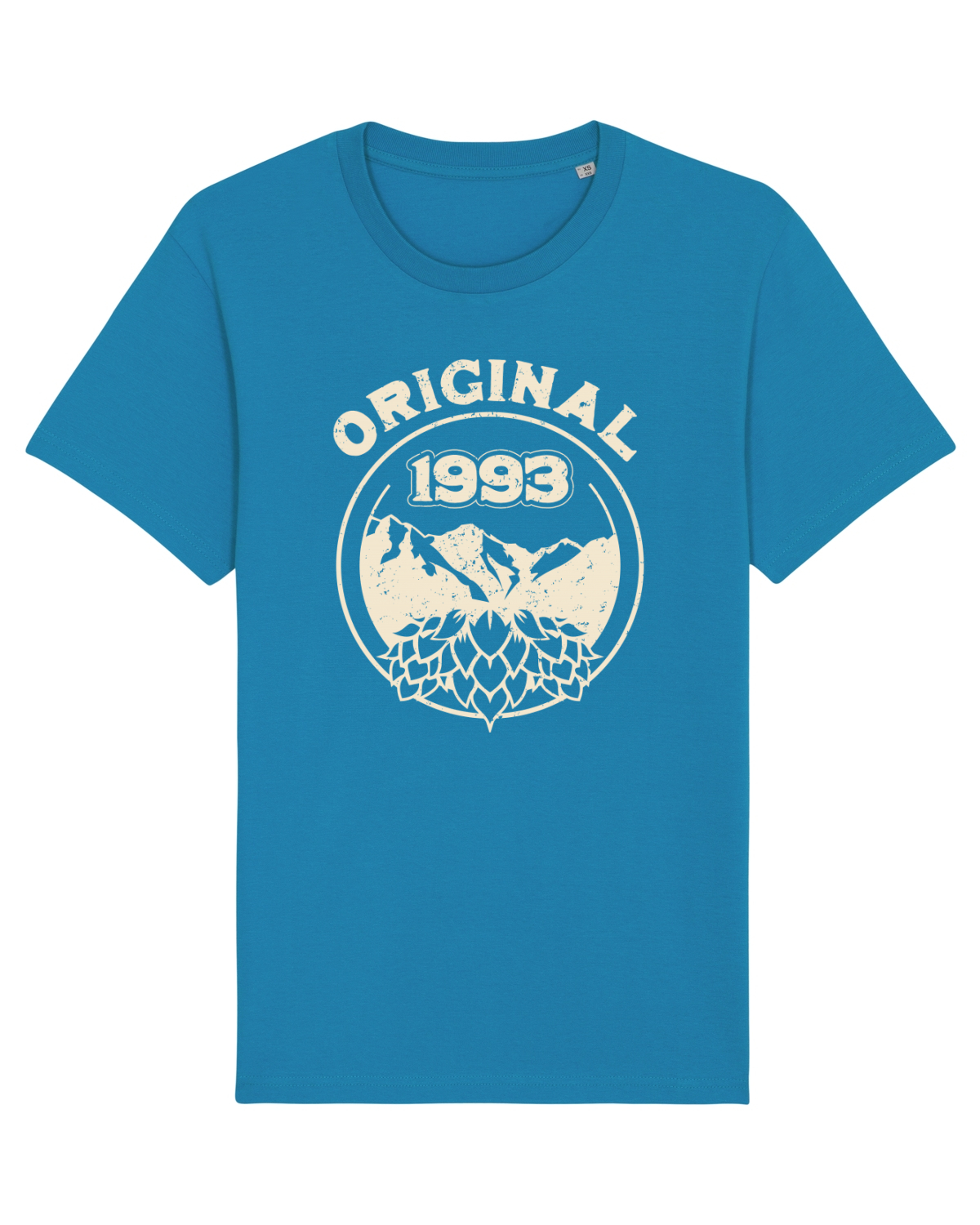 Tricou mânecă scurtă Unisex Rocker Azur