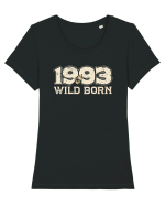 Vintage 1993 BC Wild born Tricou mânecă scurtă guler larg fitted Damă Expresser