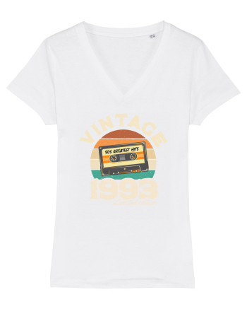 Vintage 1993 Retro sunset casette White