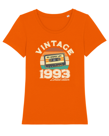 Vintage 1993 Retro sunset casette Bright Orange