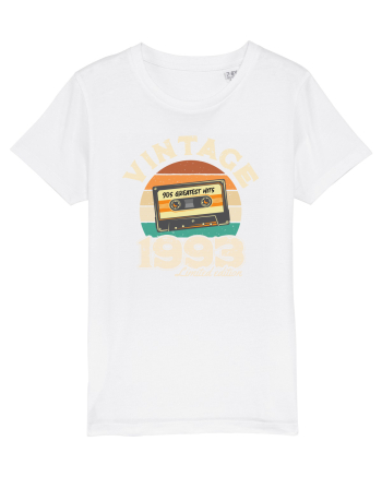 Vintage 1993 Retro sunset casette White