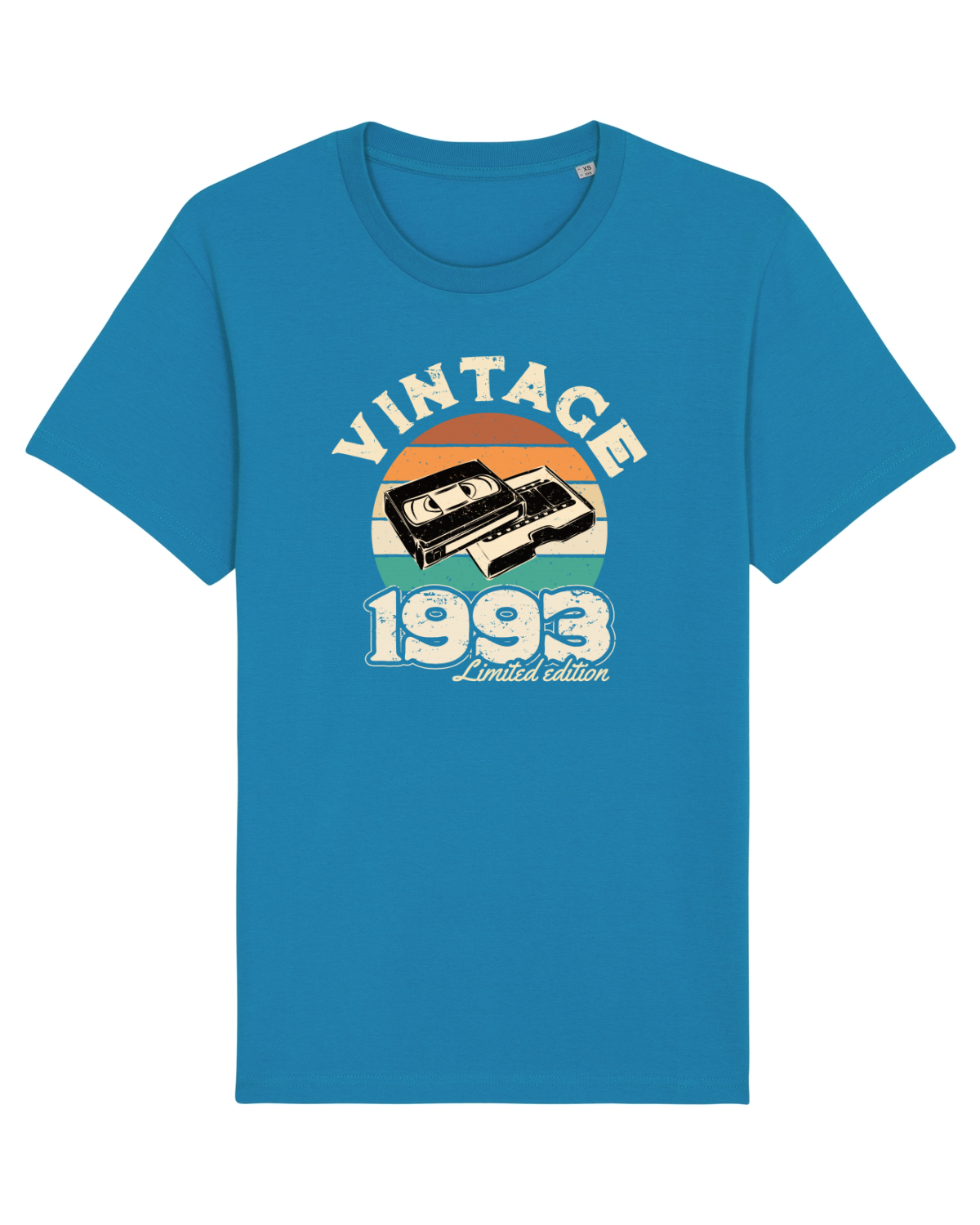 Tricou mânecă scurtă Unisex Rocker Azur