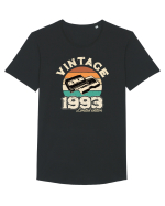 Vintage 1993 Retro sunset videotape Tricou mânecă scurtă guler larg Bărbat Skater