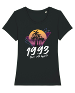 Synthwave 1993 SW born into legend Tricou mânecă scurtă guler larg fitted Damă Expresser
