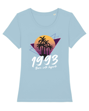 Synthwave 1993 SW born into legend Sky Blue