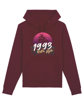 Synthwave 1993 SW retro style Burgundy