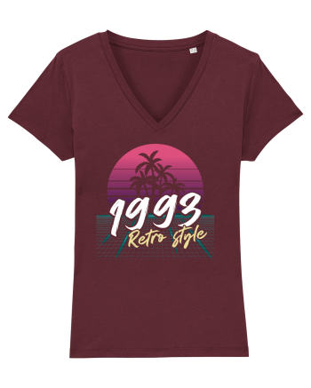 Synthwave 1993 SW retro style Burgundy